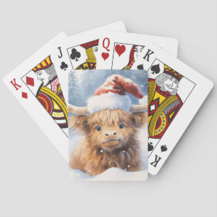 Jeu De Cartes Bébé adorable Noël Heifer