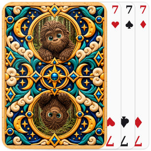 Jeu De Cartes Bébé Bigfoot Mignon, Mythique