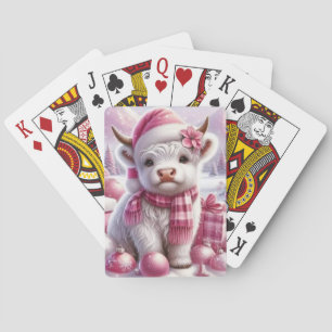 Jeu De Cartes Bébé blanc adorable Heifer