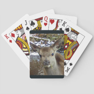 Jeu De Cartes Bébé Cerf Adorable Faon de la Forêt Thème Nature