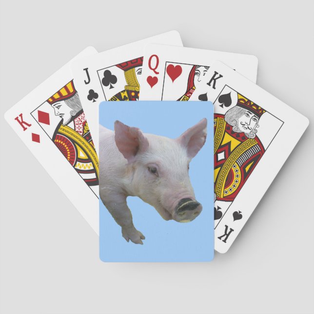 Jeu De Cartes Bébé Cochon Jouer des cartes (dos)