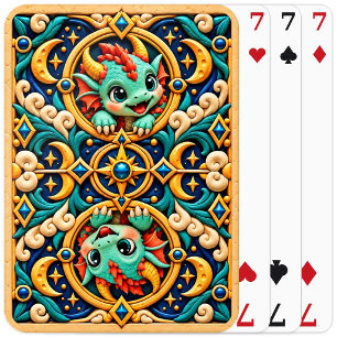 Jeu De Cartes Bébé Dragon Mignon, Mythique