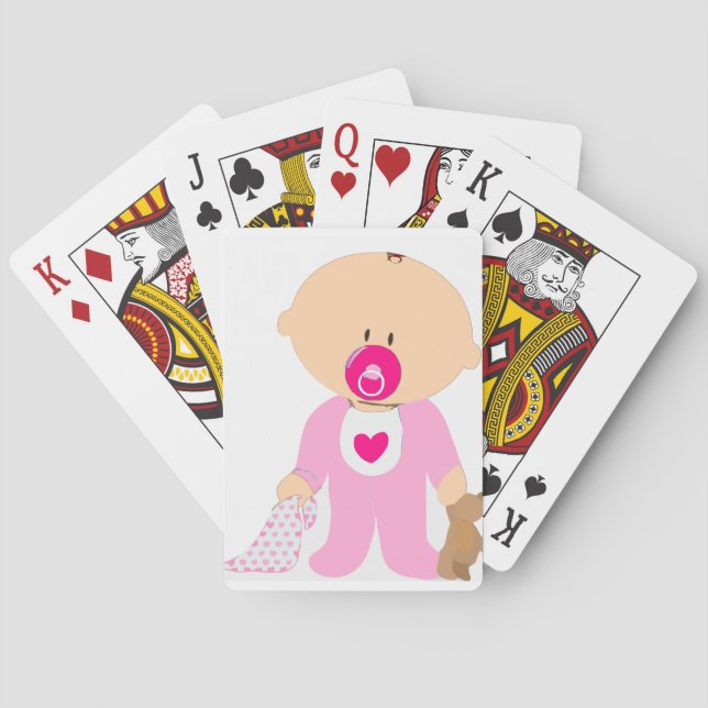Jeu De Cartes Bébé fille (dos)