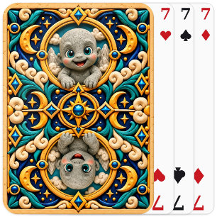 Jeu De Cartes Bébé Géant Mignon, Mythique