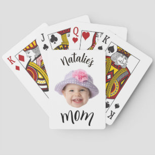 Jeu De Cartes  Bébé Mignon Enfant Visage Photo Nom de l'Enfant M