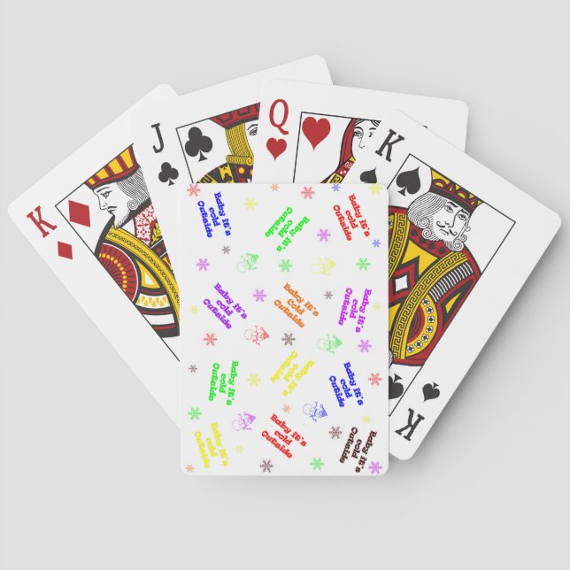 Jeu De Cartes Bébé son froid dehors Jouer des cartes (dos)