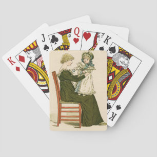 Jeu De Cartes Bébé victorien Kate Greenaway Mère
