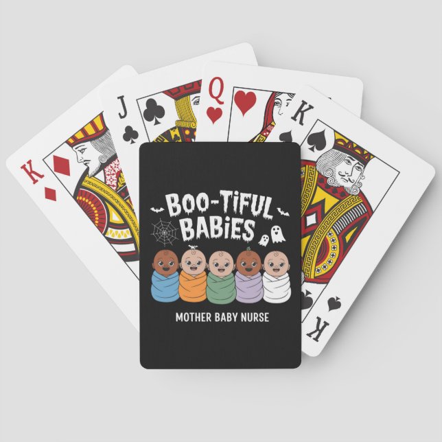 Jeu De Cartes Bébés Bootiful Infirmière Maternelle Enfant Hallow (dos)