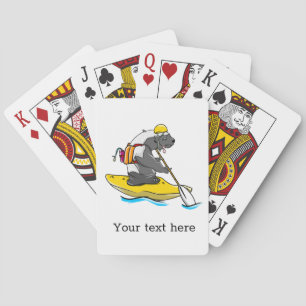 Jeu De Cartes Bécastre de miel en kayak