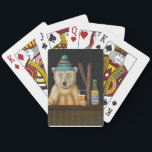 Jeu De Cartes Beer polaire<br><div class="desc">A polar bear drinking a polar beer a brand I made up Seems like is warming up after skiing</div>