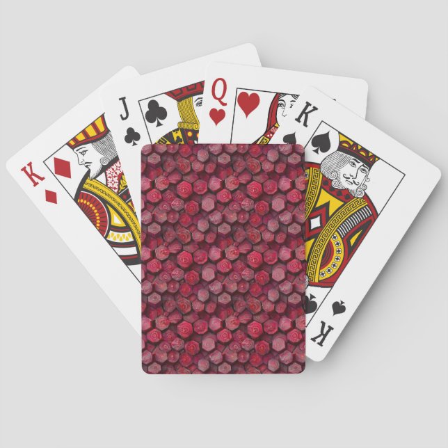 Jeu De Cartes Beetroots à peigne (dos)