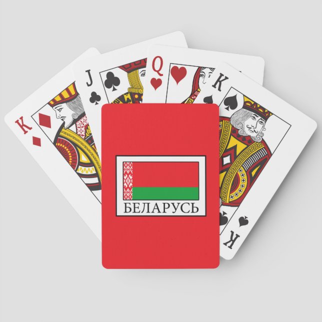 Jeu De Cartes Bélarus (dos)