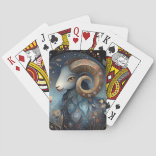 Jeu De Cartes Bélier Aries Zodiaque Astrologie Anniversaire Myst