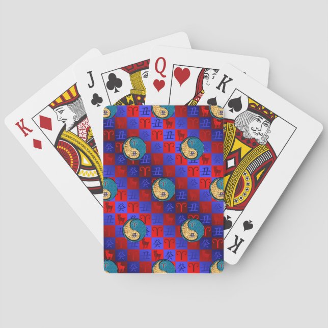 Jeu De Cartes Bélier & Bœuf d'eau (dos)
