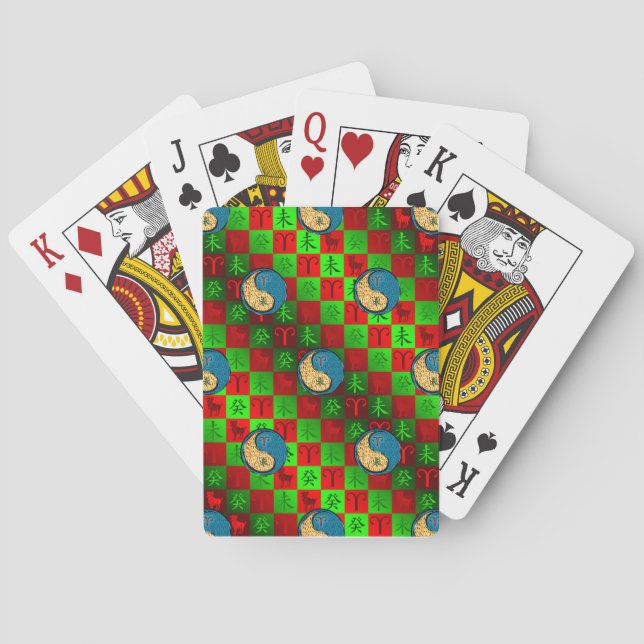 Jeu De Cartes Bélier & Chèvre d'eau (dos)