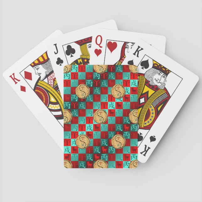 Jeu De Cartes Bélier & Chien de Feu (dos)