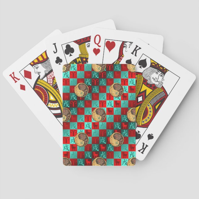 Jeu De Cartes Bélier & Chien de Terre (dos)