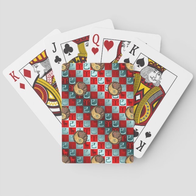Jeu De Cartes Bélier & Serpent Terre (dos)