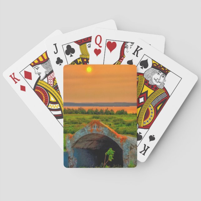 Jeu De Cartes Bell island playing cards (dos)