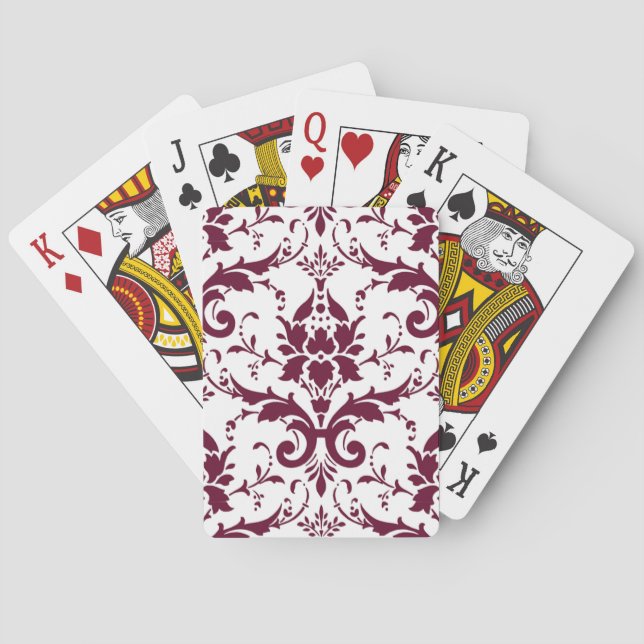 Jeu De Cartes Belle Damask (dos)
