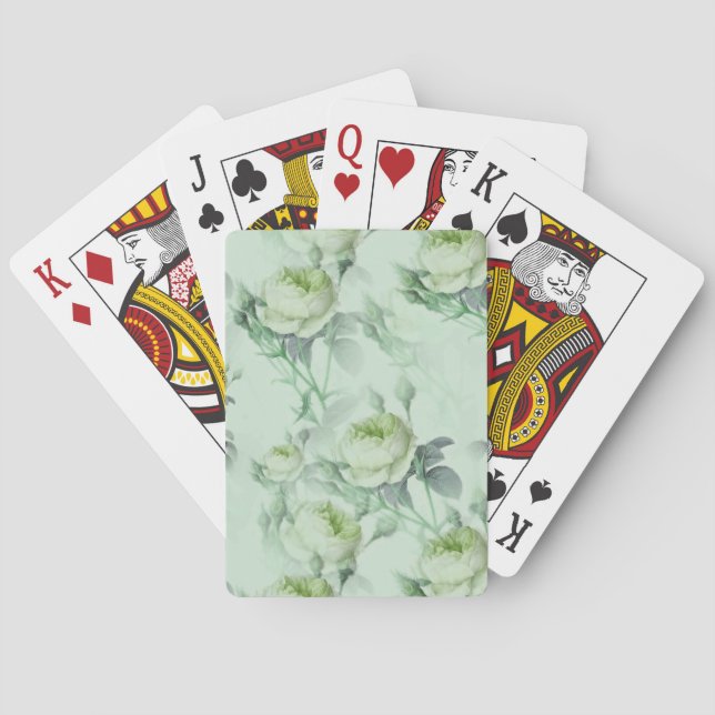 Jeu De Cartes Belle florale Vintage (dos)