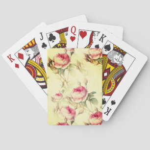 Jeu De Cartes Belle florale Vintage
