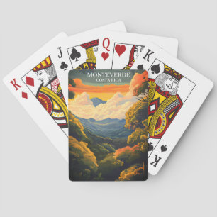 Jeu De Cartes Belle forêt nuageuse de Monteverde Costa Rica
