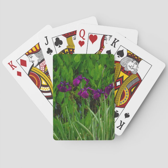 Jeu De Cartes Belle Iris Violet (dos)