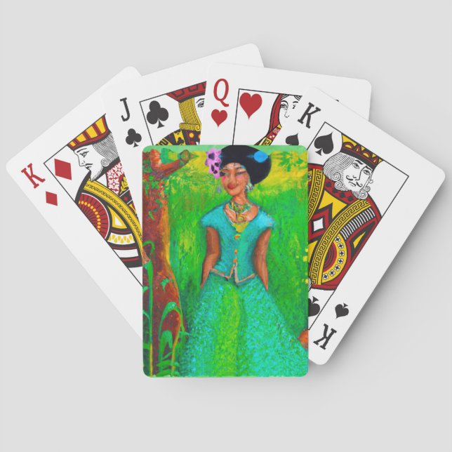 Jeu De Cartes Belle Jamaïcaine (dos)