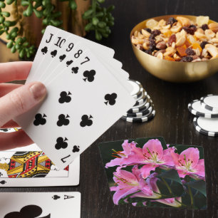 Jeu De Cartes Belle Lys Rose Fleurit