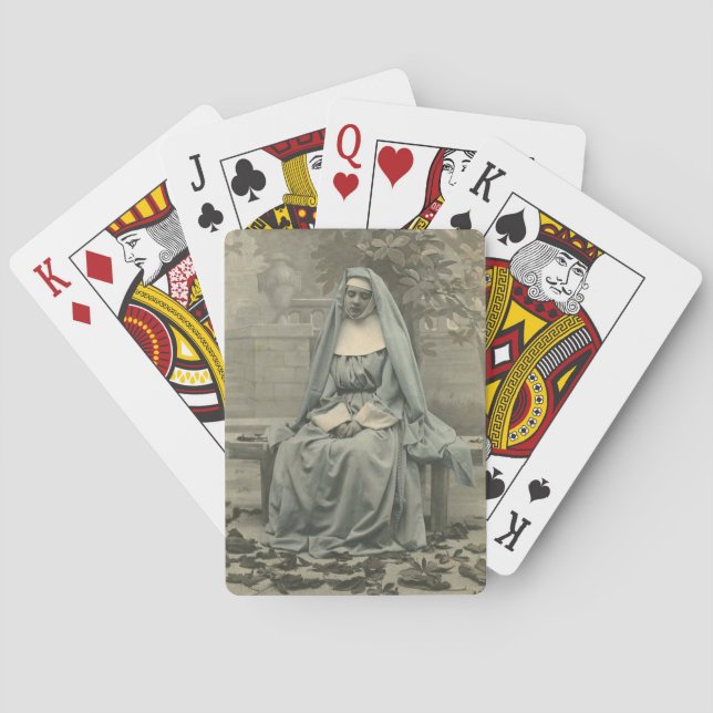 Jeu De Cartes belle nonne (dos)