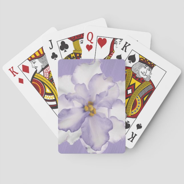 Jeu De Cartes Belle Orchidée de Lavande (dos)