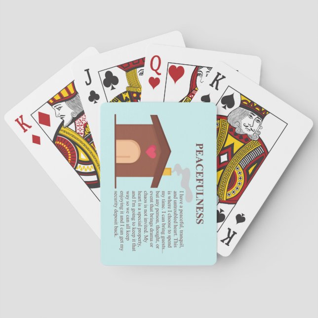 Jeu De Cartes Belle Parler De Paix (dos)