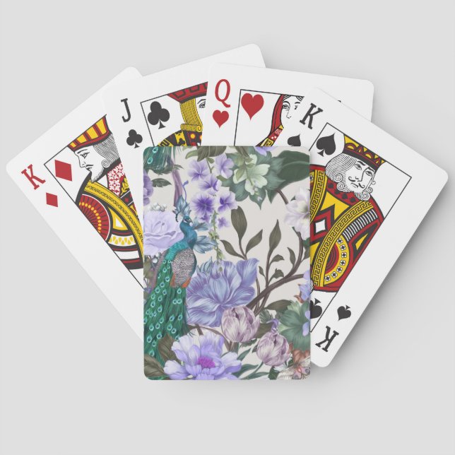 Jeu De Cartes Belle Peacock Jouer Cartes (dos)