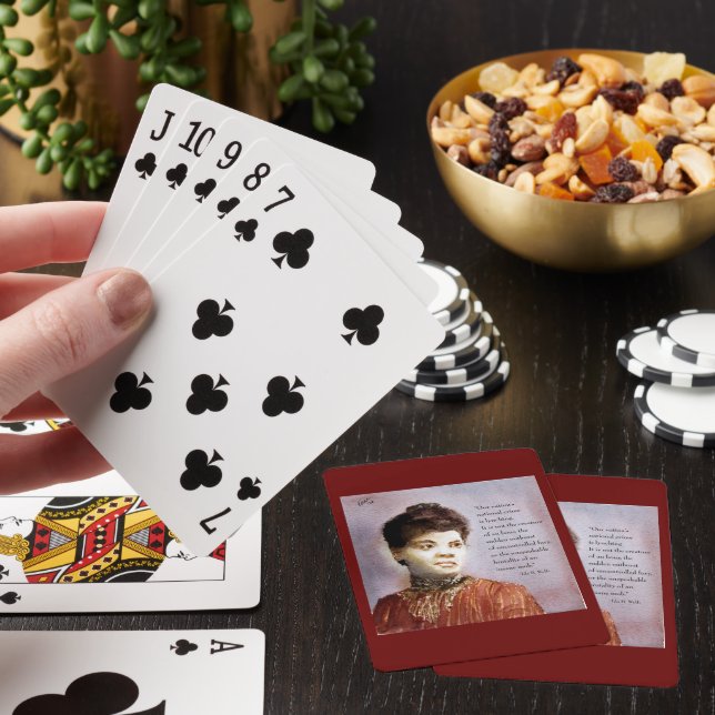 Jeu De Cartes Belle peinture à l'aquarelle d'Ida B Wells (In Situ)