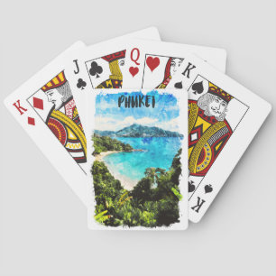 Jeu De Cartes Belle Phuket Thaïlande Beach Paradise
