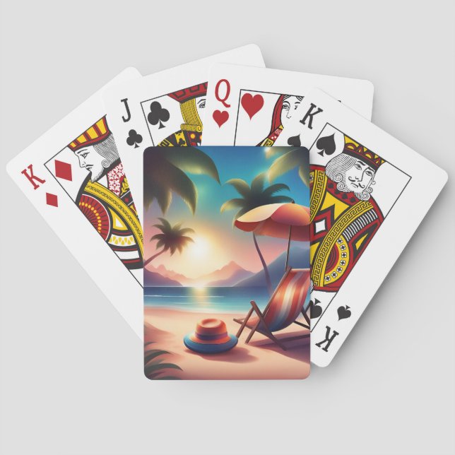 Jeu De Cartes belle plage (dos)