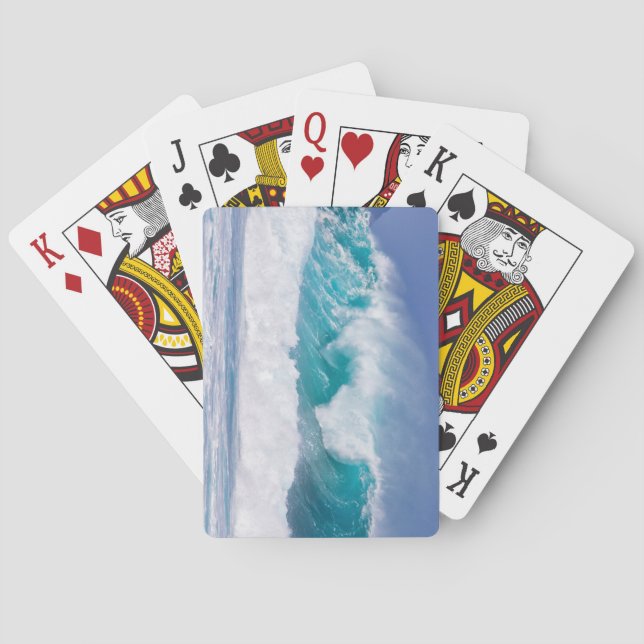 Jeu De Cartes Belle plage de North Shore Honolulu Hawaii (dos)