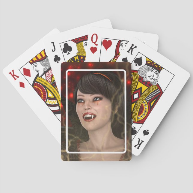 Jeu De Cartes Belle sorcière (dos)