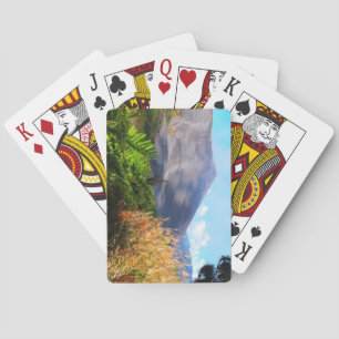 Jeu De Cartes Belle terrasse extérieure de décor de cartes de je