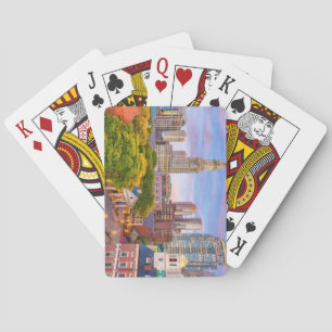 Jeu De Cartes Belle terrasse extérieure de décor de cartes de je