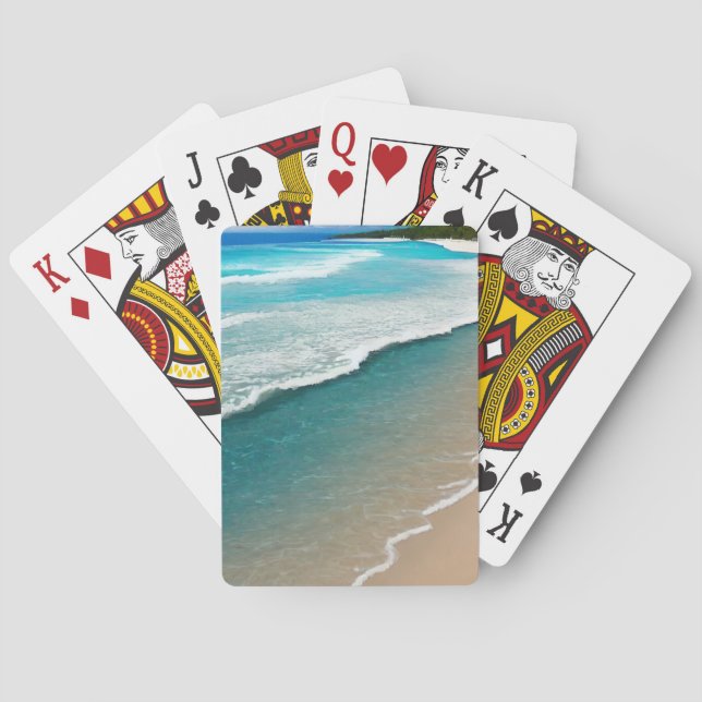 Jeu De Cartes Belle vue sur la plage (dos)