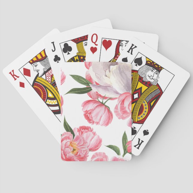 Jeu De Cartes Belles Roses (dos)