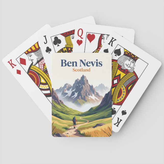 Jeu De Cartes Ben Nevis Écosse (dos)