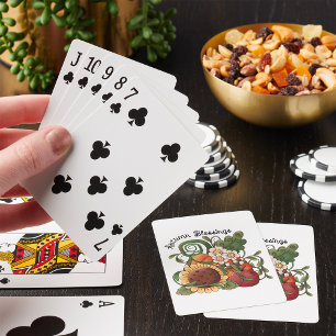 Jeu De Cartes Bénédictions d'automne récolte d'automne