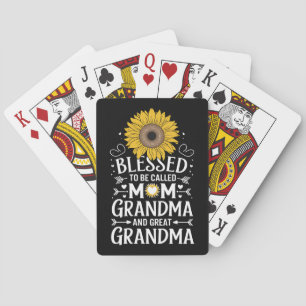 Jeu De Cartes Béni D'Être Appelé Maman Grand-Mère Grand Tourneso