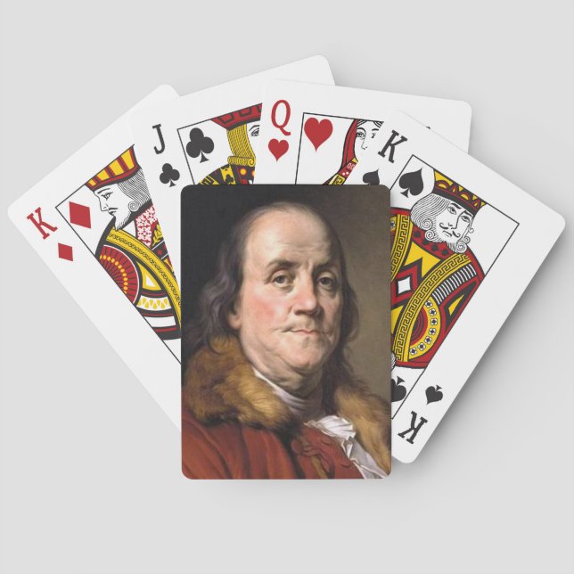 Jeu De Cartes Benjamin Franklin Playing cards (dos)
