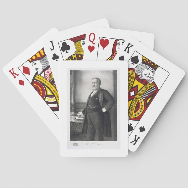 Jeu De Cartes Benjamin Harrison (1833-1901), 23e président de la (dos)