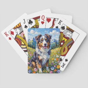 Jeu De Cartes Berg fleur sauvage de berger australien
