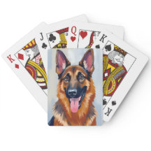 Berger Allemand | Chien Aquarelle Animal de Compag